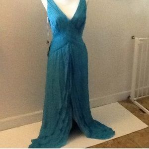 NWT TEAL TADASHI DRESS size 8